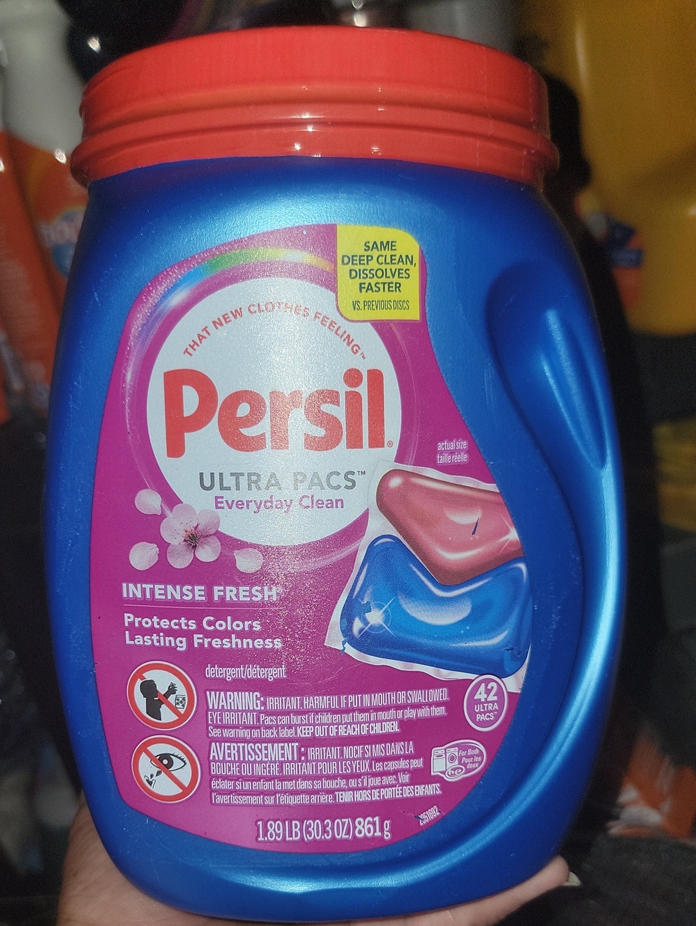 Ultra Pacs Intense Fresh Laundry Detergent - Blue/Pink